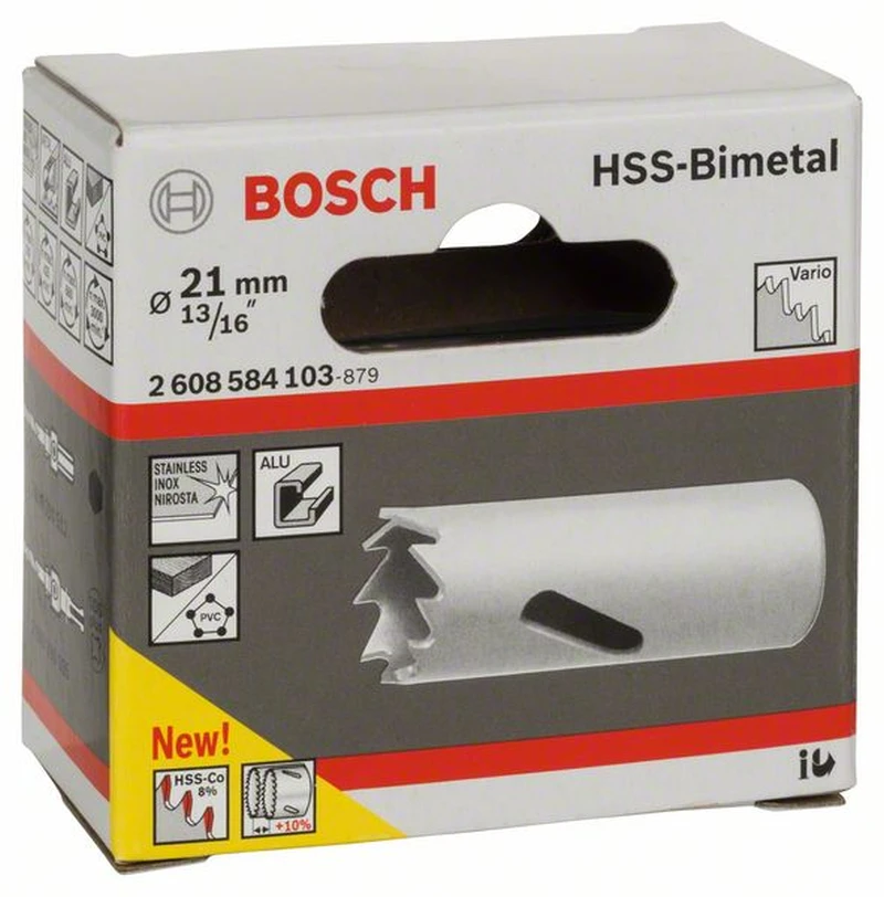 Bosch Lochsäge HSS-Bimetall Für Standardadapter 21 Mm 13/16 2608584103 1 Bosch Lochsäge HSS-Bimetall Für Standardadapter 21 Mm 13/16 2608584103