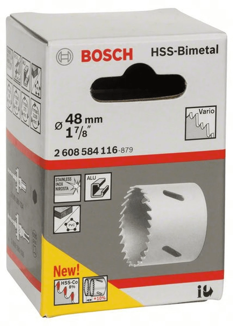 Bosch Lochsäge HSS-Bimetall Für Standardadapter 48 Mm 1 7/8 2608584116 1 Bosch Lochsäge HSS-Bimetall Für Standardadapter 48 Mm 1 7/8 2608584116