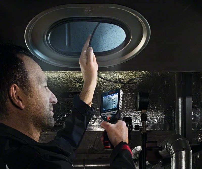 Bosch Akku Inspektionskamera GIC 120 C Mit 1 X 1,5 Ah Li-Ion Akku Ladegerät 0601241201 3 Bosch Akku Inspektionskamera GIC 120 C Mit 1 X 1,5 Ah Li-Ion Akku Ladegerät 0601241201 – Bild 3