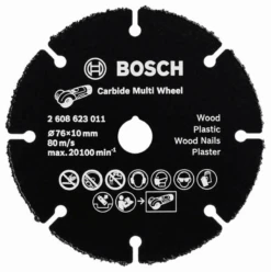 Bosch Trennscheibe Hartmetall Multi Wheel 76 Mm 10 Mm 1 Mm 2608623011