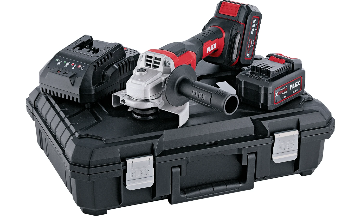 FLEX Akku-Winkelschleifer L 125 18.0-EC LD/5.0 Set 530.496 1 FLEX Akku-Winkelschleifer L 125 18.0-EC LD/5.0 Set 530.496