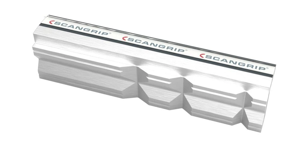 SCANGRIP MAGNEFIX P Schutzbacken Aus Gehärtetem Aluminium Mit Prismen 180mm - 06.3180 5 SCANGRIP MAGNEFIX P Schutzbacken Aus Gehärtetem Aluminium Mit Prismen 180mm - 06.3180 – Bild 5