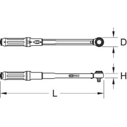 KS Tools 1/2" ERGOTORQUE®precision Quick-Lock Drehmomentschlüssel, 20-100Nm - 516.6042 -Werkzeug Günstiges Geschäft TECHZEI 516 14XX 12 95 SALL AQU V1622789f017ade