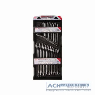 BGS Maul-Ringschlüssel-Satz | Zollgrößen | SW 1/4" - 1.1/4" | 25-tlg. – 30101 2 BGS Maul-Ringschlüssel-Satz | Zollgrößen | SW 1/4" - 1.1/4" | 25-tlg. – 30101 – Bild 2