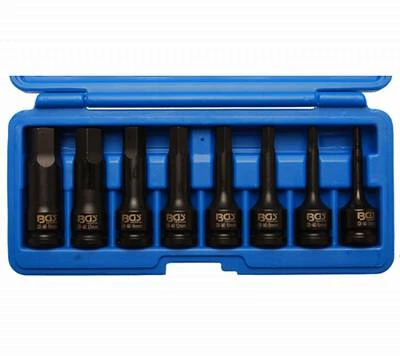 BGS Kraft-Bit-Einsatz-Satz | 12,5 Mm (1/2") | Innensechskant 5 - 19 Mm | 8-tlg. – 5481 2 BGS Kraft-Bit-Einsatz-Satz | 12,5 Mm (1/2") | Innensechskant 5 - 19 Mm | 8-tlg. – 5481 – Bild 2