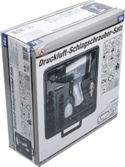 BGS DIY Druckluft-Schlagschrauber Mit Werkzeugsatz | 12,5 Mm (1/2") | 312 Nm | 16-tlg. – 3211 -Werkzeug Günstiges Geschäft bgs 3211 008