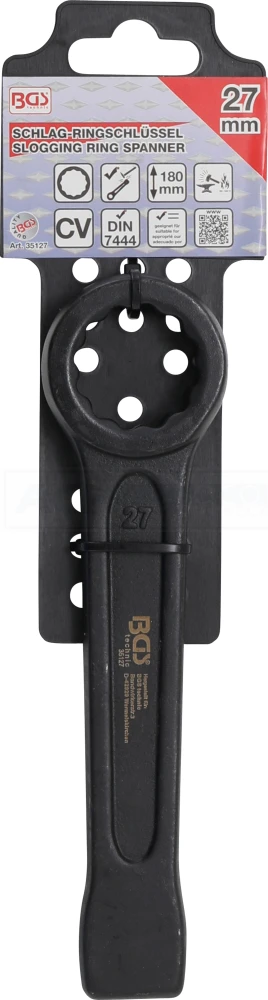 BGS Schlag-Ringschlüssel | SW 27 Mm – 35127 2 BGS Schlag-Ringschlüssel | SW 27 Mm – 35127 – Bild 2