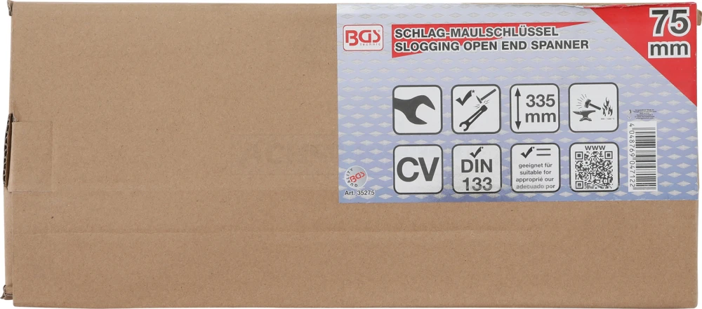 BGS Schlag-Maulschlüssel | SW 75 Mm – 35275 2 BGS Schlag-Maulschlüssel | SW 75 Mm – 35275 – Bild 2