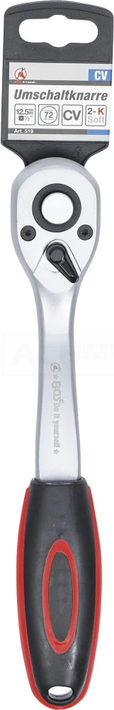 BGS DIY Umschaltknarre | Feinverzahnt | 12,5 Mm (1/2") – 519 6 BGS DIY Umschaltknarre | Feinverzahnt | 12,5 Mm (1/2") – 519 – Bild 6