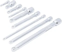 BGS DIY Kippverlängerungs-Satz | 6,3 Mm (1/4") / 10 Mm (3/8") / 12,5 Mm (1/2") | 9-tlg. – 6113