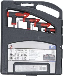 BGS DIY Schraubendreher-Satz Mit T-Griff Und Seitlicher Klinge | Innensechskant/T-Profil (für Torx) | 16-tlg. – 90 6 BGS DIY Schraubendreher-Satz Mit T-Griff Und Seitlicher Klinge | Innensechskant/T-Profil (für Torx) | 16-tlg. – 90 -Werkzeug Günstiges Geschäft bgs 90 002
