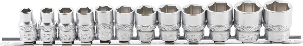 BGS Steckschlüssel-Einsatz-Satz, Sechskant | 10 Mm (3/8") | SW 8 - 19 Mm | 12-tlg. – 9104 1 BGS Steckschlüssel-Einsatz-Satz, Sechskant | 10 Mm (3/8") | SW 8 - 19 Mm | 12-tlg. – 9104