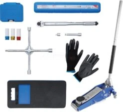 BGS Radwechsel-Service-Satz Mit Rangier-Wagenheber 1,5 T | 10-tlg. – 9680