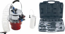 BGS DIY Druckluft-Bremsenentlüfter- Und Adapter-Satz | 17-tlg. – 9783