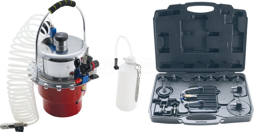 BGS DIY Druckluft-Bremsenentlüfter- Und Adapter-Satz | 17-tlg. – 9783 1 BGS DIY Druckluft-Bremsenentlüfter- Und Adapter-Satz | 17-tlg. – 9783