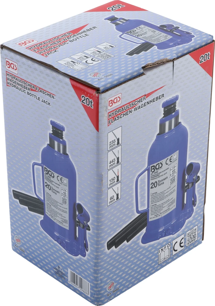 BGS Hydraulischer Flaschen-Wagenheber | 20 T – 9888 3 BGS Hydraulischer Flaschen-Wagenheber | 20 T – 9888 – Bild 3