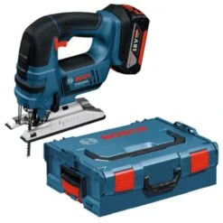 Bosch Akku Stichsäge GST 18 V-LI B Solo Version L-BOXX Mit Bügelgriff 06015A6101