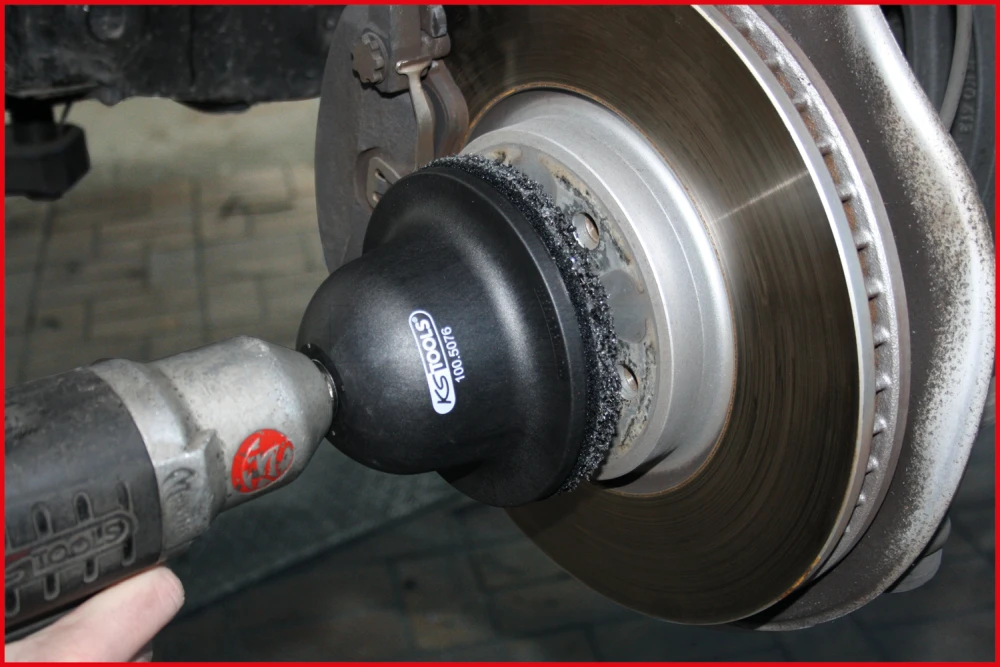 KS Tools Radnabenschleifer-Satz Ø 150 Mm, Innen-Ø 90 Mm, 2-tlg. - 100.5075 6 KS Tools Radnabenschleifer-Satz Ø 150 Mm, Innen-Ø 90 Mm, 2-tlg. - 100.5075 – Bild 6