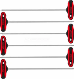 KS Tools T-Griff-Torx-Winkelstiftschlüssel-Satz, 6-tlg. - 158.8050