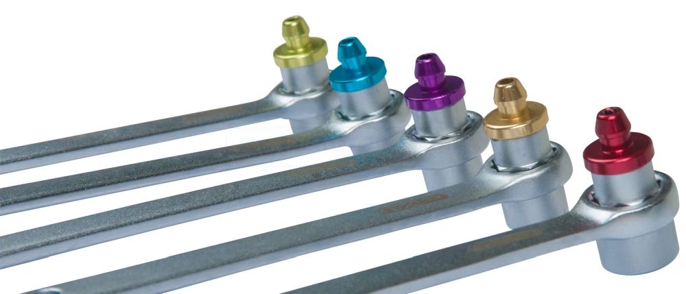 KS Tools Bremsen-Entlüftungsschlüssel-Satz, 6-tlg. - 160.0725 3 KS Tools Bremsen-Entlüftungsschlüssel-Satz, 6-tlg. - 160.0725 – Bild 3