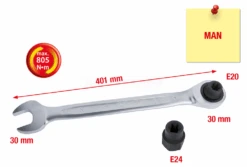 KS Tools MAN Bremssattelstecknuss-Satz, 3-tlg. - 450.0360 -Werkzeug Günstiges Geschäft kstools 450 0360 002