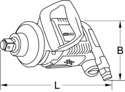 KS Tools 3/4" SuperMONSTER Hochleistungs-Druckluft-Schlagschrauber, 3405Nm - 515.3250 -Werkzeug Günstiges Geschäft kstools 515 3250 009