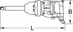 KS Tools 3/4" SuperMONSTER Hochleistungs-Druckluft-Schlagschrauber, 3405Nm, 504 Mm - 515.3260 -Werkzeug Günstiges Geschäft kstools 515 3260 010
