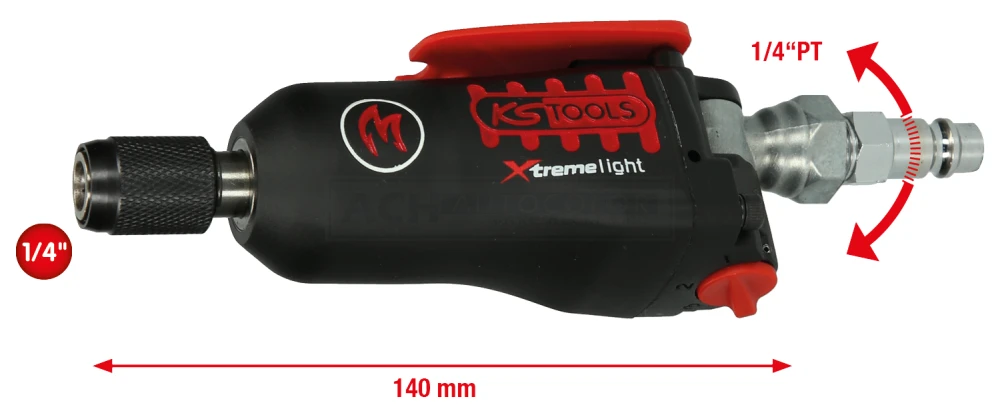 KS Tools 1/4" MONSTER Xtremelight Mini-Bit-Druckluft-Schlagschrauber Mit Umschaltwippe, 108Nm - 515.3835 2 KS Tools 1/4" MONSTER Xtremelight Mini-Bit-Druckluft-Schlagschrauber Mit Umschaltwippe, 108Nm - 515.3835 – Bild 2