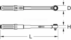 KS Tools 1" ERGOTORQUE®precision Ratschen-Drehmomentschlüssel Drehknopf, 200-1000Nm - 516.1495 -Werkzeug Günstiges Geschäft kstools 516 1495 008