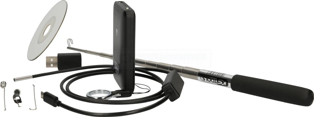 KS Tools Wi-Fi-Videoskop-Satz Mit Ø 3,9 Mm 0° HD Frontkamera-Sonde, 7-tlg. - 550.7520 3 KS Tools Wi-Fi-Videoskop-Satz Mit Ø 3,9 Mm 0° HD Frontkamera-Sonde, 7-tlg. - 550.7520 – Bild 3