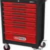 KS Tools Werkstattwagen 7 Schubladen ECOline SCHWARZ ROT 897.0007