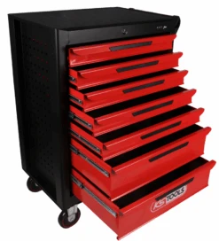 KS Tools Werkstattwagen 7 Schubladen ECOline SCHWARZ ROT 897.0007 -Werkzeug Günstiges Geschäft kstools 897 0007 008
