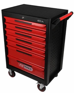 KS Tools Werkstattwagen 7 Schubladen ECOline SCHWARZ ROT 897.0007 -Werkzeug Günstiges Geschäft kstools 897 0007 019
