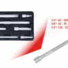 KS Tools 1/4"+3/8"+1/2" Verlängerungs-Satz, 9-tlg. - 911.0007