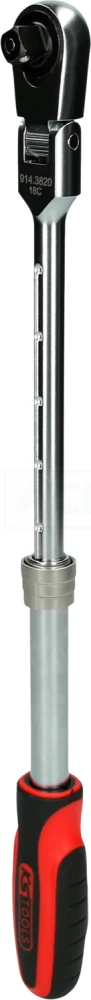 KS Tools 3/8" SlimPOWER Teleskop-Gelenk-Umschaltknarre, 72 Zahn - 914.3820 4 KS Tools 3/8" SlimPOWER Teleskop-Gelenk-Umschaltknarre, 72 Zahn - 914.3820 – Bild 4