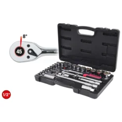 KS Tools Steckschlüsselsatz CHROMEplus, 1/2″, 28-teilig. - 918.0728